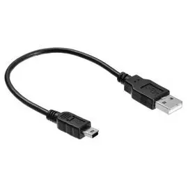 Кабель интерфейсный USB 2.0 Buro OTG_MINI 0.2м, черный
