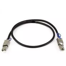 Кабель mini SAS QNAP CAB-SAS10M-8088 (SFF-8088), 1 метр