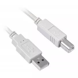 Кабель интерфейсный USB 2.0 Buro USB2.0-AM/BM-5M-MG USB A(m) USB B(m) 5м феррит.кольца 817262