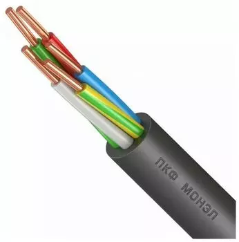 Кабель Монэл 020008600 ВВГнг(А)-LS 5х2.5 ОК (N PE) 0.66кВ (уп.100м)