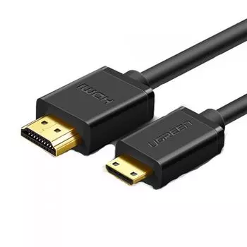 Кабель интерфейсный UGREEN HD108 11167_ Mini HDMI/HDMI, 1.5 м, черный