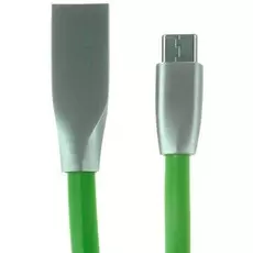 Кабель интерфейсный USB 2.0 Cablexpert CC-G-USBC01Gn-1M AM/Type-C, серия Gold, длина 1м, зеленый, бл