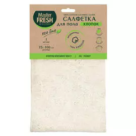 салфетка для пола MASTER FRESH Eco line XXL 75х100см, хлопок