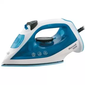 Утюг Maxwell MW-3004 1800Вт белый/синий