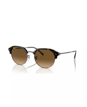 Поляризованные солнцезащитные очки унисекс, градиент RB4429 Ray-Ban, коричневый