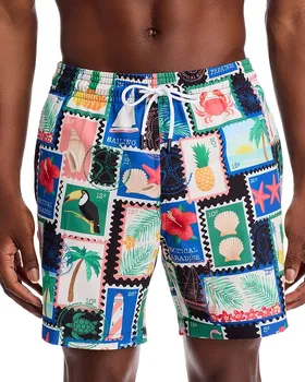 Саном Тропикал Стамп Принт 6.5" плавки Trunks Surf & Swim Co., мультиколор