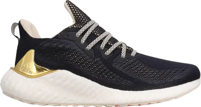 Кроссовки Adidas AlphaBoost 'Gold Metallic', синий