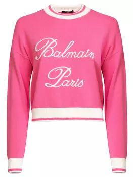 Джемпер из хлопка и лиоцелла BALMAIN
