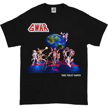 GWAR THIS TOILET EARTH ЧЕРНАЯ футболка унисекс S