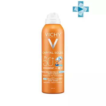 VICHY Детский спрей-вуаль анти-песок SPF 50+ Capital Soleil