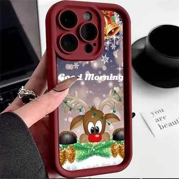 N106 С Новым годом Рождество Мягкие чехлы для телефонов Angel Eyes для Xiaomi 11 Lite 5G NE 14T 13T Redmi note 13 12 11 10 9 Pro 13C A3 Противоударный чехол Xiaomi 11 Lite/11 Lite 5G