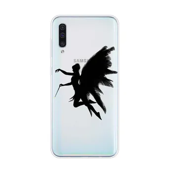 Чехол для телефона Samsung Galaxy A90 A80 A70 A60 A50 A40 A30 A20S A20E A10 A10E A10S S8 S7 S6 Edge с изображением ангела и дьявола Samsung A10