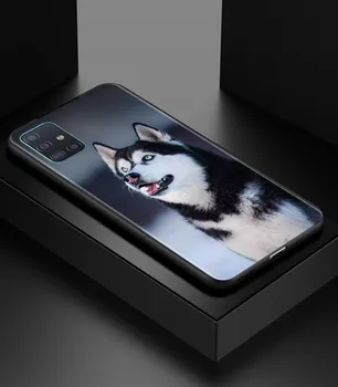 Чехол для телефона с милым щенком аляскинского хаски для Samsung Galaxy A51 A71 A21S A12 A11 A31 A52 A41 A32 A72 A02S A01 5G, силиконовый чехол Samsung A11