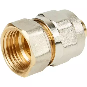 Муфта комбинированная Stout 1/2"x16 мм ВР латунь
