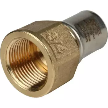 Муфта комбинированная Stout 3/4"x20 мм ВР ВПр латунь
