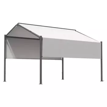 Павильон Naterial Cassy 4x3x2.8 м сталь белый