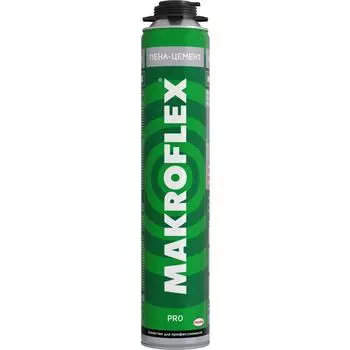 Пена-цемент монтажная профессиональная Makroflex Про 850 мл