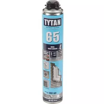 Пена монтажная пистолетная Tytan 65 860 мл