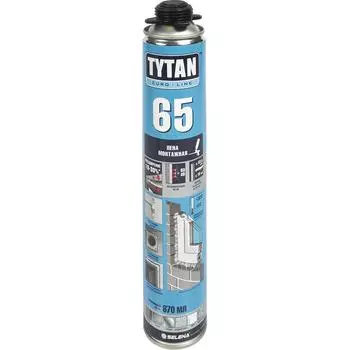 Пена монтажная пистолетная Tytan 65 870 мл