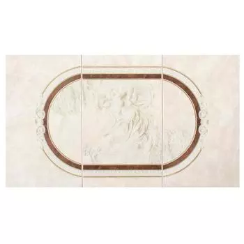 Панно настенное «Pietra» 69x40 см цвет коричневый