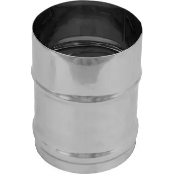 Переход дымоходный 110x115x0.5 мм нержавеющая сталь