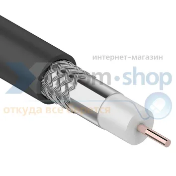 Кабель Rexant 01-2204 RG-6U, (64%), 75 Ом, 305м., OUTDOOR