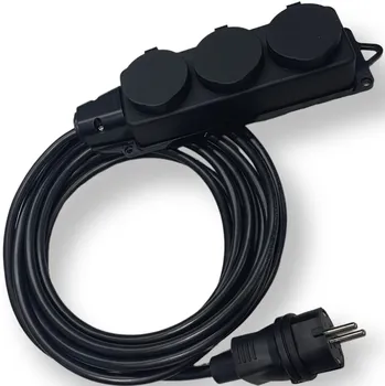 Удлинитель силовой iTOK i-CONNECT-SU-PVS-315-3-44-7 тип SU серии iCONNECT с заземлением ПВС 3х1,5 мм 3 гнезда IP44 ГОСТ 7 м