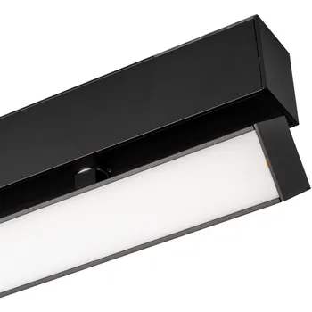 Трековый светильник магнитный светодиодный MAG-FLAT-FOLD-45-S205-6W Day4000 (BK, 100 deg, 24V) (Arlight, IP20 Металл) 026988