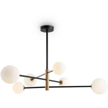 Потолочная люстра на штанге Freya Sphirity FR5376CL-06B шарики