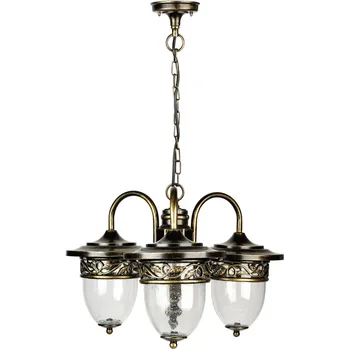 Уличный светильник под старину подвесной IP44 87270L/18/3 Gb Oasis Light KRAKOV 1 L