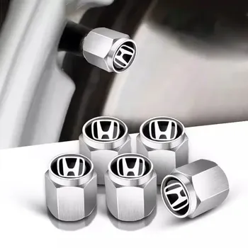 5 шт., колпачок клапана для колес автомобиля, крышка стержня шины для Honda Civic Accord Fit CRV Jazz Odyssey Prelude Insight Legend Stream HRV Pass
