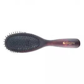 Щётка Choko Hairway массажная на деревянной основе овальная большая 08043