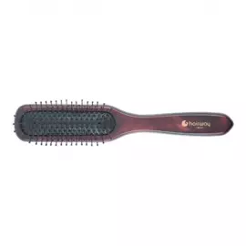 Щётка Choko Hairway массажная на деревянной основе прямоугольная узкая 08044
