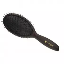 Щётка Venge 2 Hairway массажная на деревянной основе овальная большая 08213