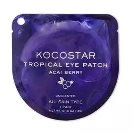 Патчи гидрогелевые для глаз Тропические фрукты Ягоды Асаи 2 шт 3 гр Kocostar