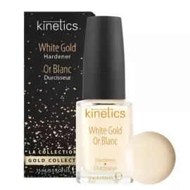 Укрепитель для ногтей White Gold нежно-молочный 15 мл Kinetics