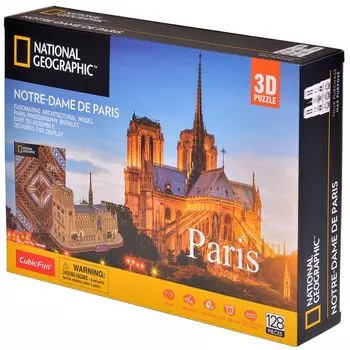 3D-пазл National Geographic "Нотр-Дам-де-Пари"