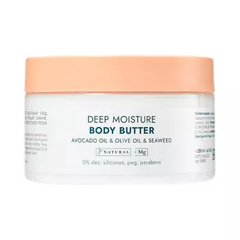 305 MIAMI SPA Увлажняющий крем-баттер для тела Deep moisture Body Butter Avocado Oil & Olive Oil & Seaweed