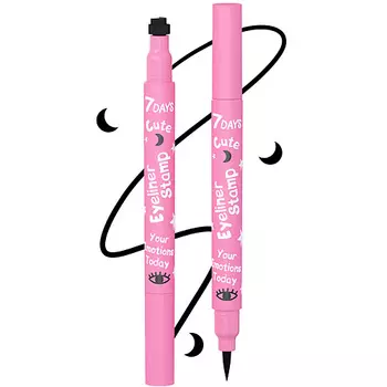 7DAYS подводка для глаз CUTE black stamp