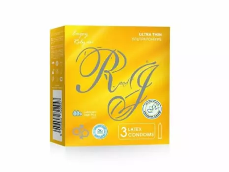 Презервативы R and J Ultra Thin ультратонкие, 3 шт