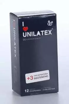 Презервативы Unilatex Extra Strong особопрочные, 15 шт