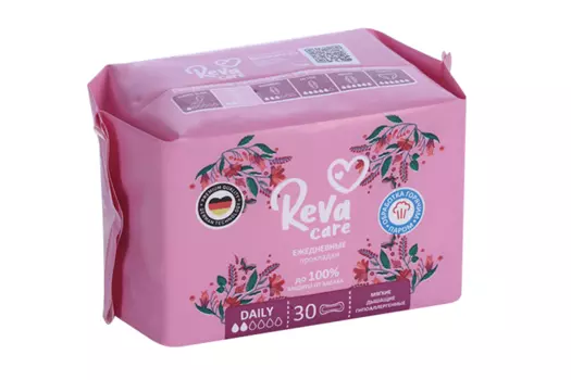 Прокладки ежедневные Reva Care Daily, 30 шт
