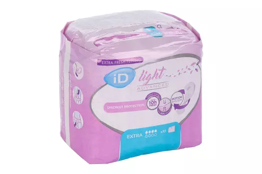 Прокладки ID light extra урологические, 10 шт