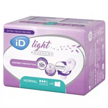 Прокладки ID light normal урологические, 12 шт
