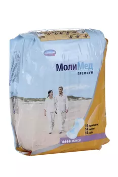 Прокладки МолиМед премиум макси д/жен уролог, 14 шт