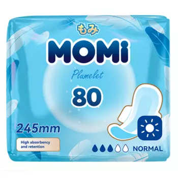 Прокладки MOMI Normal дневные, 80 шт