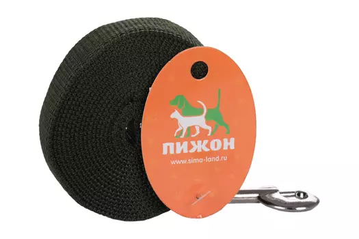 Поводок 3 м х 2,5 см, зеленый