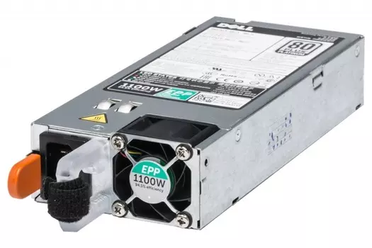 Блок питания Dell, 1U Redundant, 1100W, 450-AEBL, 80 Plus Platinum (450-AEBL)