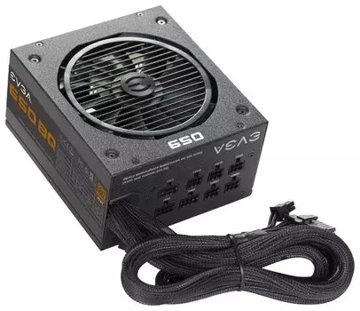 Блок питания 650Вт ATX EVGA BQ 650W, 140 мм, 80 Plus Bronze (110-BQ-0650-V2)