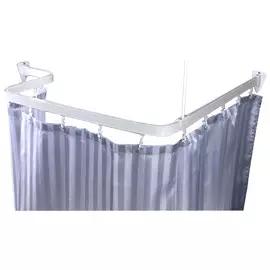 карниз для ванной VANSTORE гибкий 300см алюминий белый